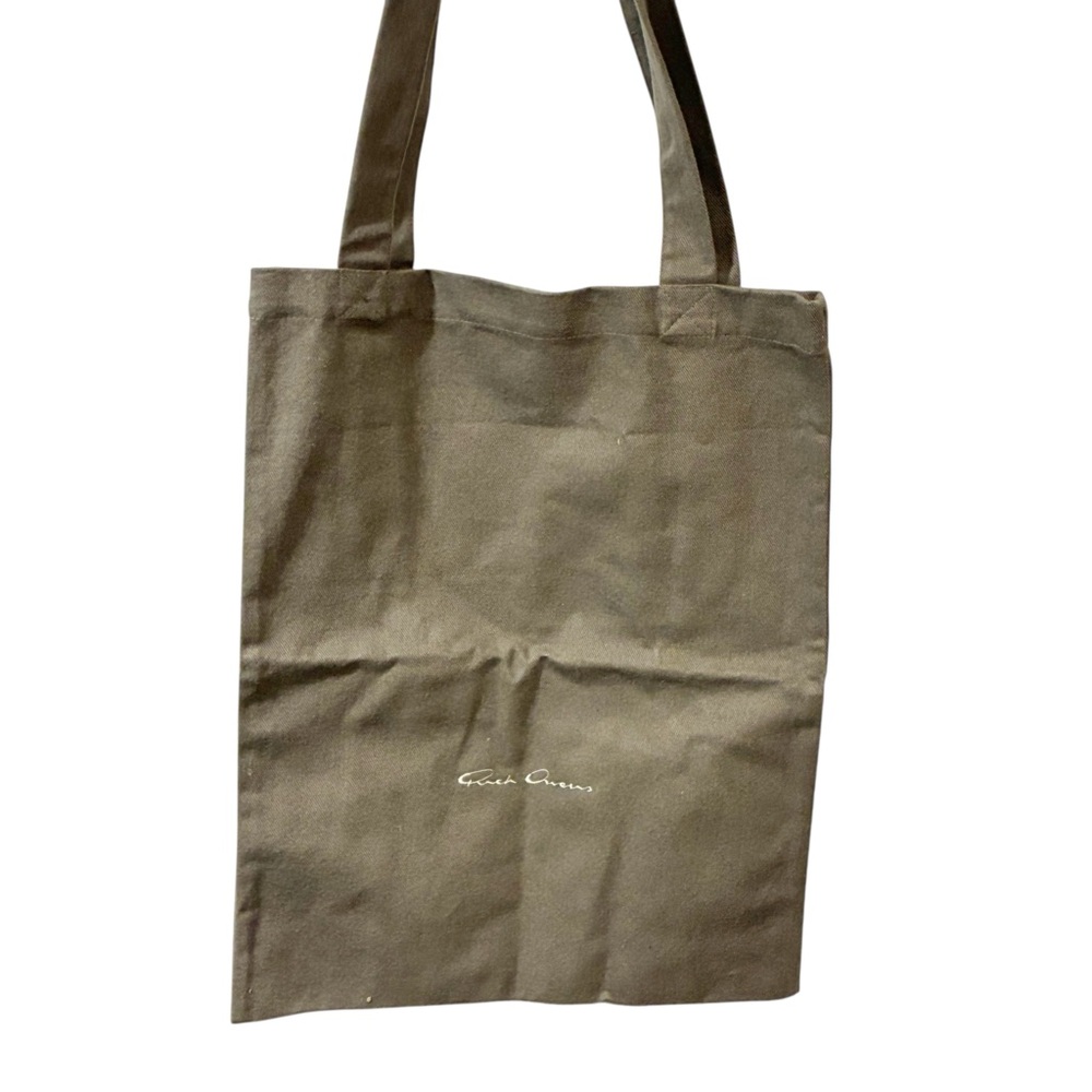 Rick Owens Tote Bag Brown Grey Canvas Bag‎